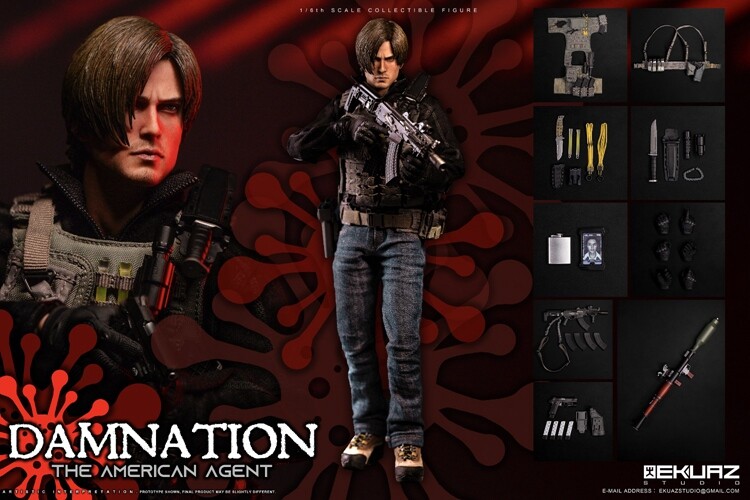 Pre-Sale EKUAZ STUDIO EKS09 1/6 Damnation The American Agent Pre-Sale EKUAZ STUDIO EKS09 1/6 Damnation The American Agent