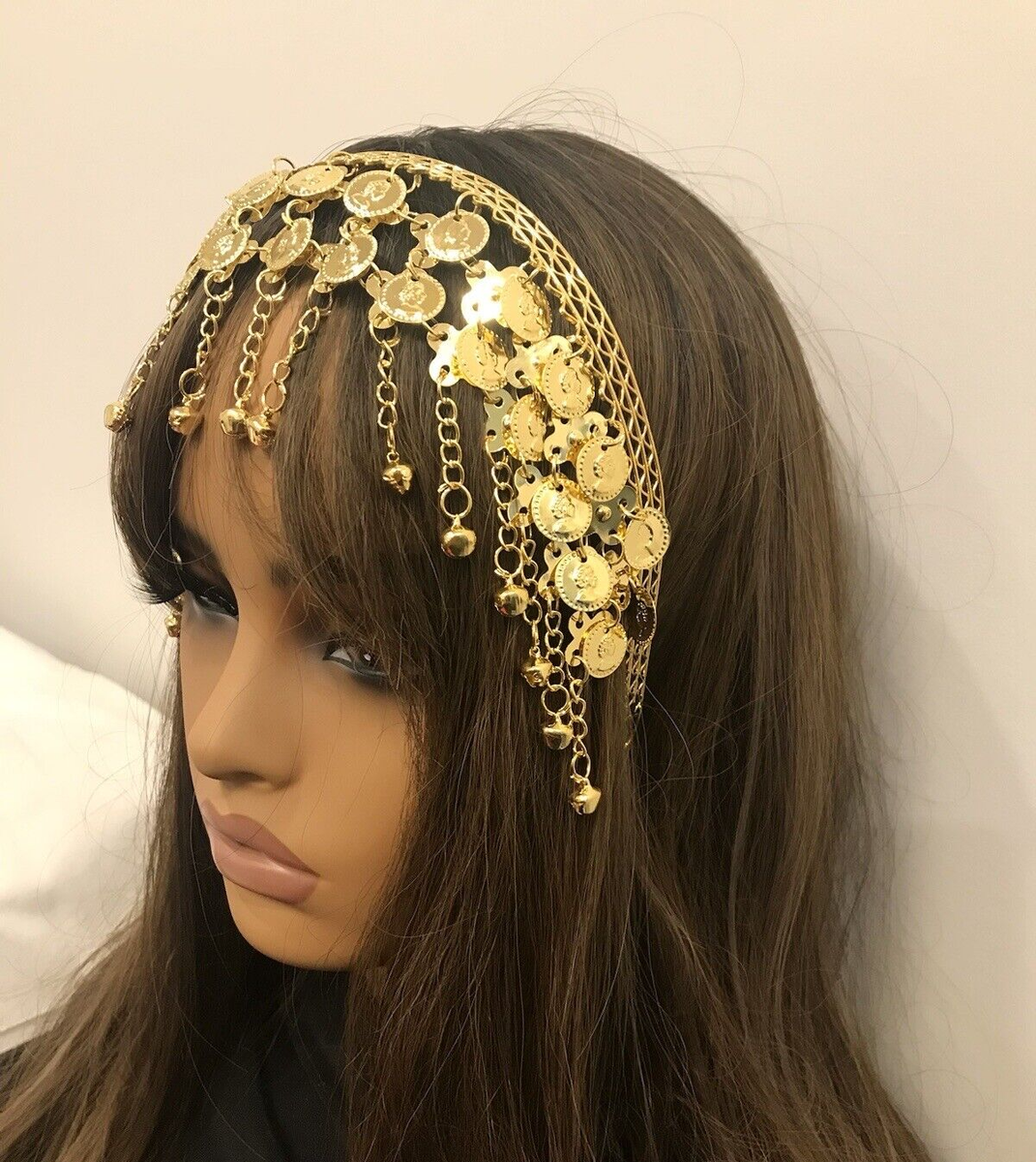 Bridal Hair Jewelry, Arabian Bridal Jewelry, Lira Headband  display picture 2