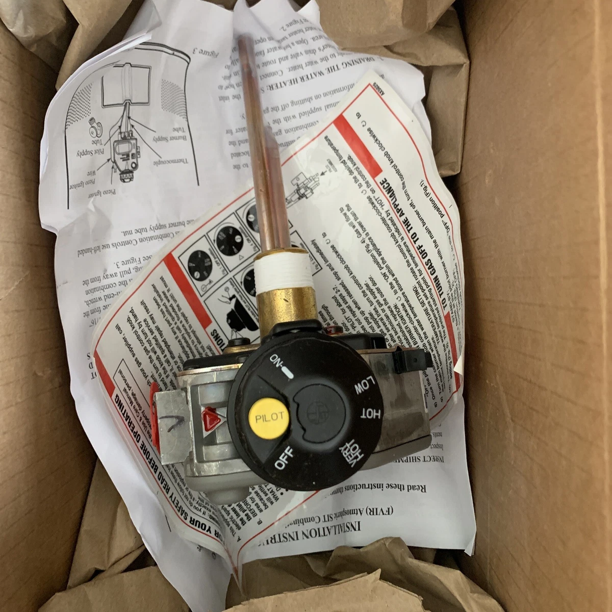 RHEEM PROTECH WATER HEATER GAS CONTROL THERMOSTAT-SP20303D 662766556162 |  eBay