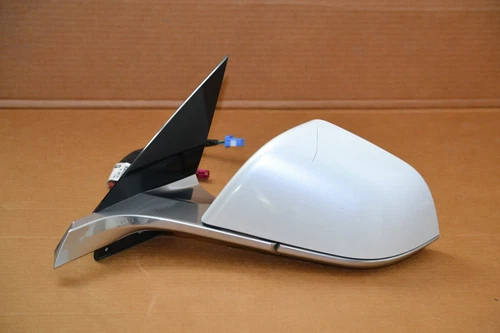 2017-2022 Tesla Model 3 Left Driver Side View Door Mirror White OEM