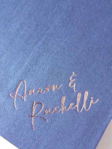 100 servilletas de cena personalizadas para cena Airlaid (sensación de lino) - Imagen 7 de 11