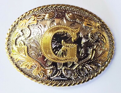 belt buckles with initials