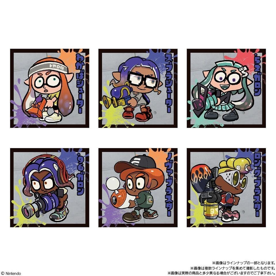 Splatoon 3 Tableturf Battle Wafer Cards Box 20 Pieces Packs Set