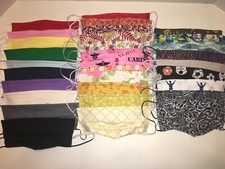 Face Mask with Filter Pocket and Nose Wire Expandable Washable Reusable facemask