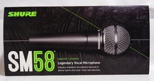 Shure Sm58-lc Multi-purpose Wired Vocal Microphone | Cardioid | Dynamic | Nib