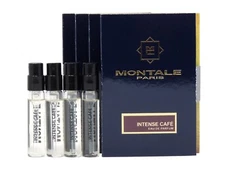 MONTALE PARIS INTENSE CAFE EDP 2.0ml .06fl oz x 4 COLOGNE PERFUME SPRAY SAMPLES
