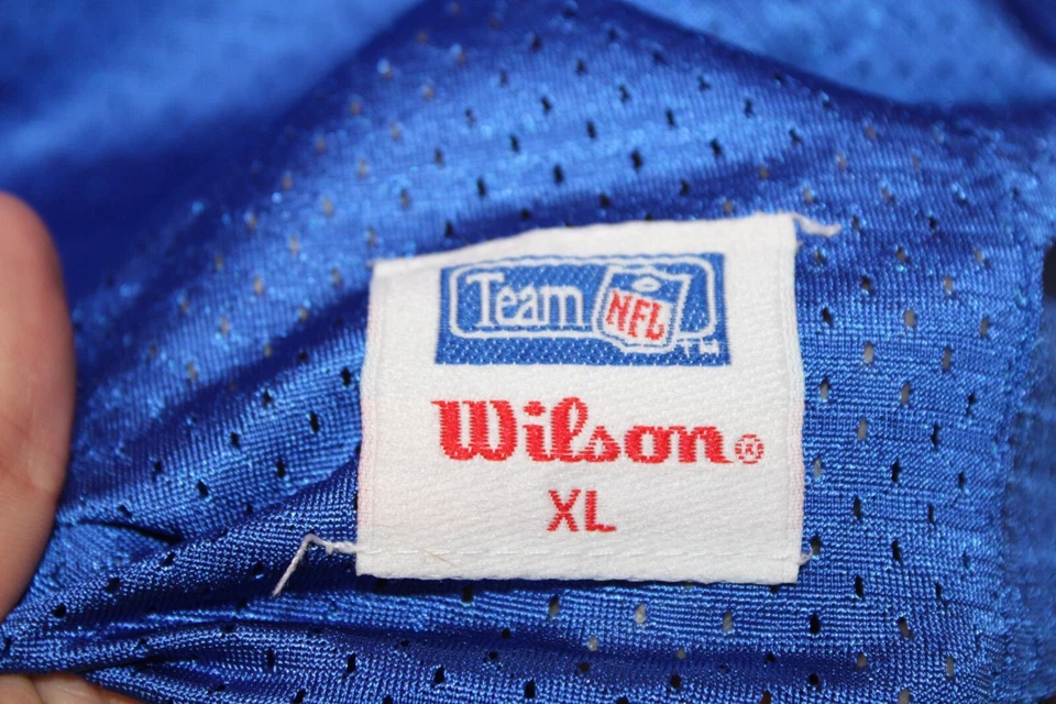 WILSON NFL New England Patriots Dave Meggett #22 Football Jersey XL Vintage USA - Image 2 of 4