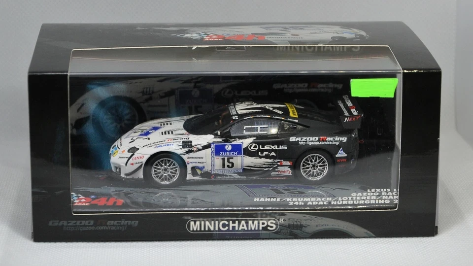 Lexus LF-A nr. 15 24h Nürburgring 2009 1/43 Minichamps 437091615 - Immagine 4 di 4