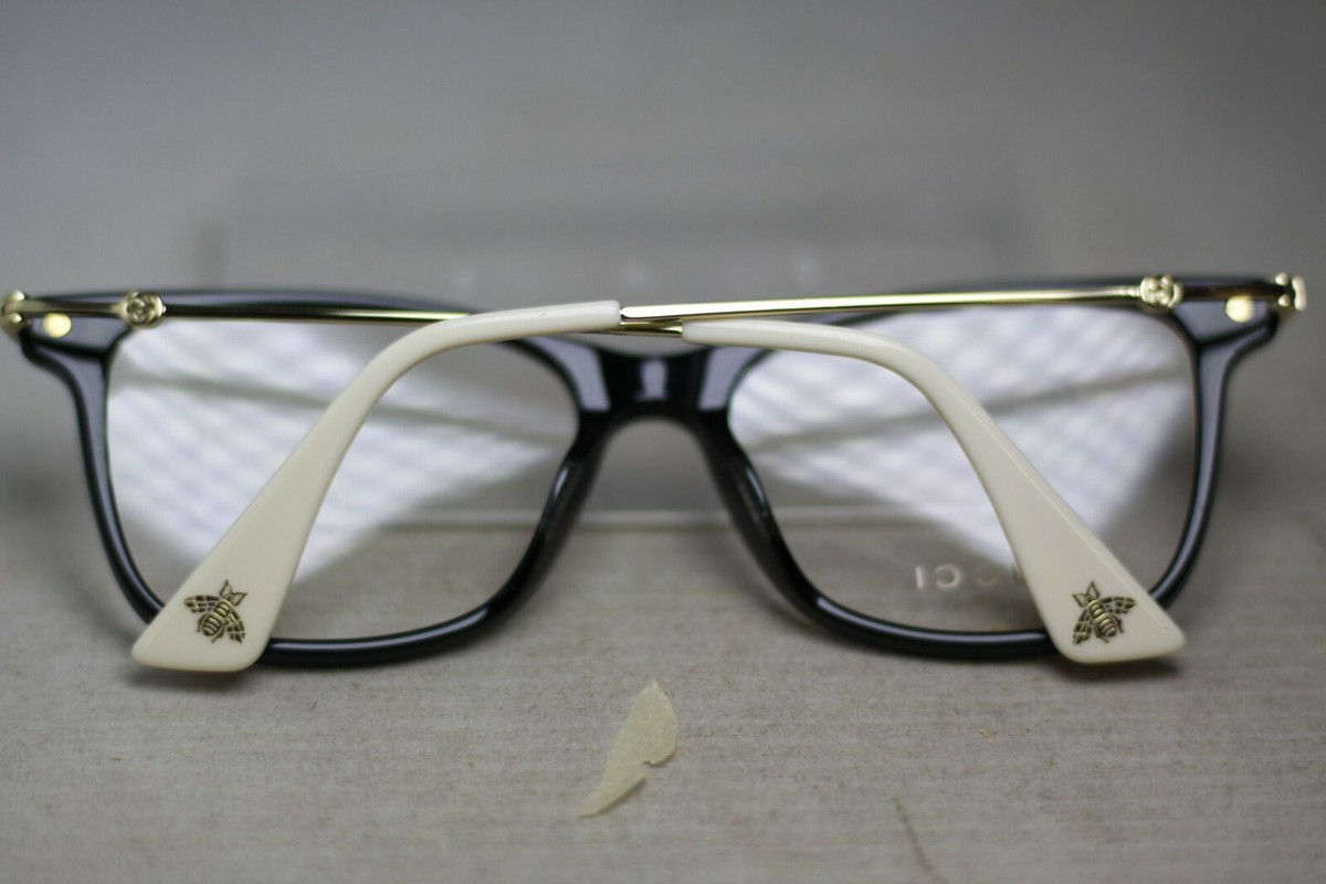Gucci GG 05130 POLISHED BLACK/GOLD 54-16-145 9633 | eBay