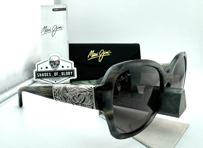 新品　マウイジム　Palms MAUI JIM SWAYING PALMS MJ 530-91 GREY PEARL WHITE GOLD GREY