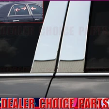For 2011-2019 2020 2021 2022 2023 Chrysler 300 STAINLESS STEEL 6pc Pillar Posts