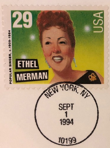 Bevil Hand Painted FDC 1994 Ethel Merman Popular Singer #53/125 Sc 2853 - Picture 2 of 5