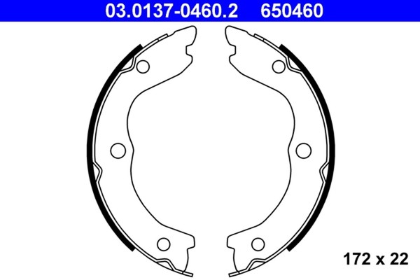 Handbremsbacken Nissan X-TRAIL 2.0-2.5 01-13-image