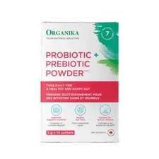 Organika Prebiotics Probiotics Powder Bowel Disorders Digest 3g x 14 Sachets NEW