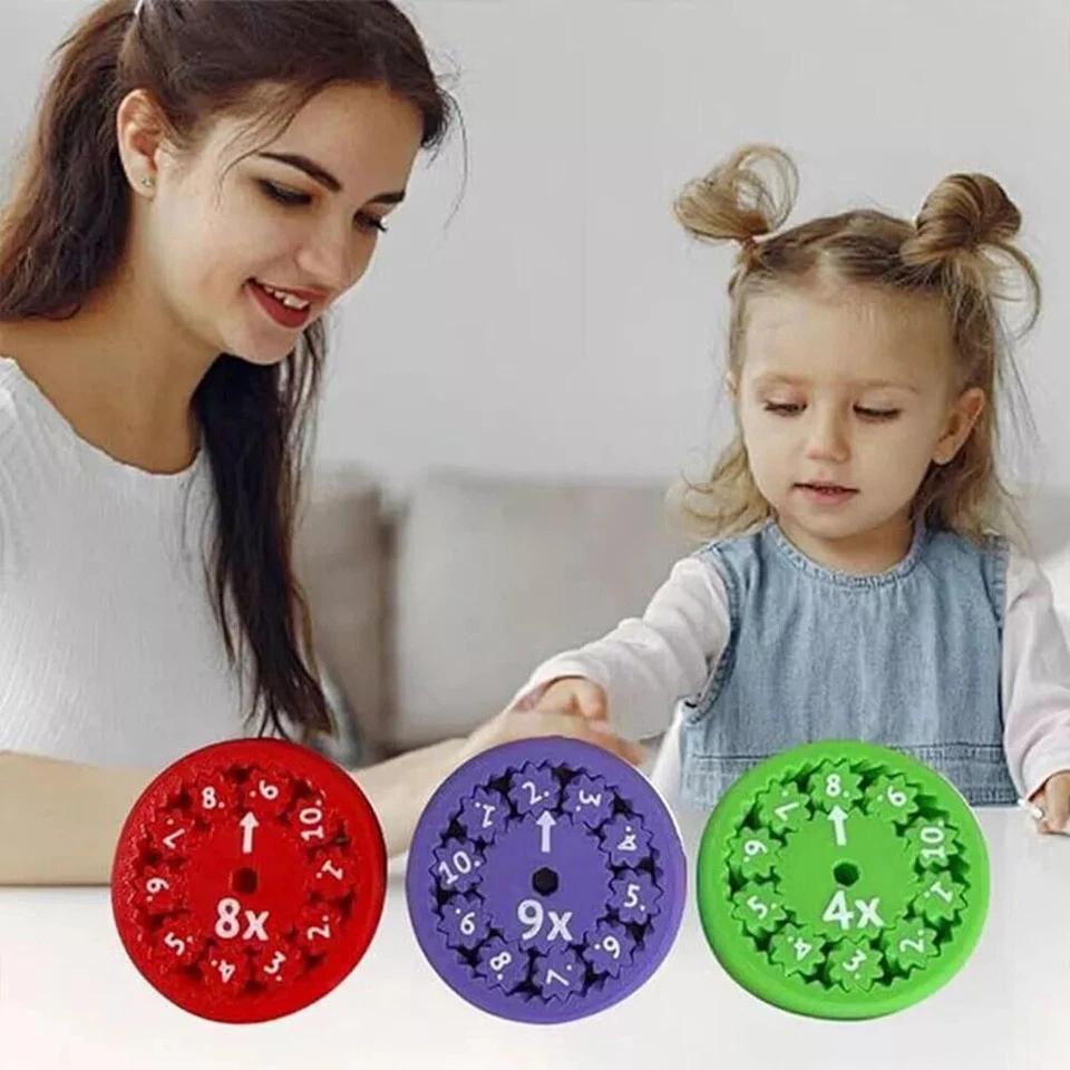 9 шт. Математические Факты Fidget Spinners Дополнение Умножение Игра Развивающая Игрушка - Изображение 4 из 4