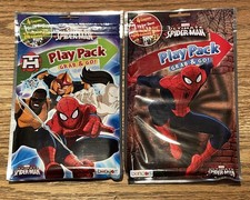 Marvel Ultimate Spider-Man Grab & Go Play Packs Lot of 2 Coloring Crayons NEW