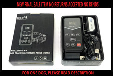 BHCEY INTELLIGENT 2 IN 1 DOG TRAINING  WIRELESS FENCE SYSTEM FOR 1 DOG