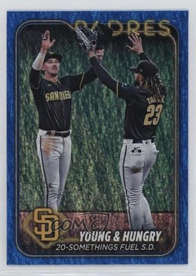 2024 Update Blue Holo Foilboard Jackson Merrill Fernando Tatis Jr Rookie RC 1d8u