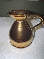 Wade Vintage Copper Gold Lustre Jug Pitcher