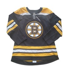 Boston Bruins Fanatics Premium NHL Hockey Jersey Black Gold White Mens Size 50