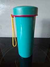 Tupperware  Schlumpf Trinkflasche Trinkbecher grün rot Vintage neuwertig  500 ml