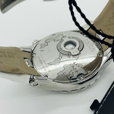 Edox Grand Ocean Automatic Women's White Steel Sapphire 39mm Swiss