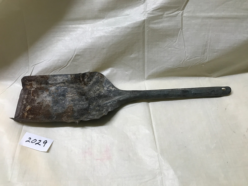 Vintage Antique Ash Shovel Coal Scoop Fireplace Stove Metal Tool 17 3/4" - 2029 - 第 2/5 張圖片