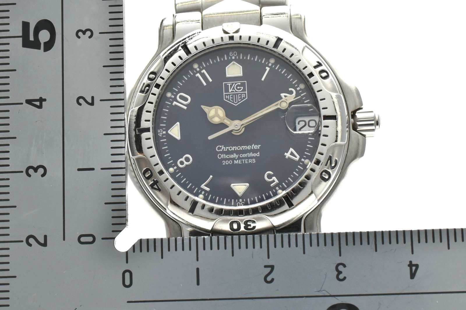 ▶️ [ N MINT ] TAG Heuer 6000 WH5213-K1 Blue Chronometer Quartz Men's Watch JAPAN image 3