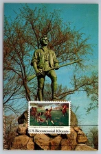 #1563 Battle of Lexington & Concord 2 FDC Maxi Cards