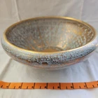 Vintage Stangl Pottery Blue Gold Bowl #3980 NJ USA 1957-1969