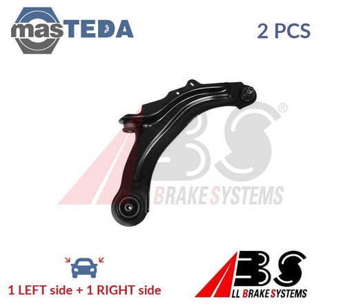 210893 LH RH TRACK CONTROL ARM PAIR FRONT OUTER LOWER ABS 2PCS NEW ...