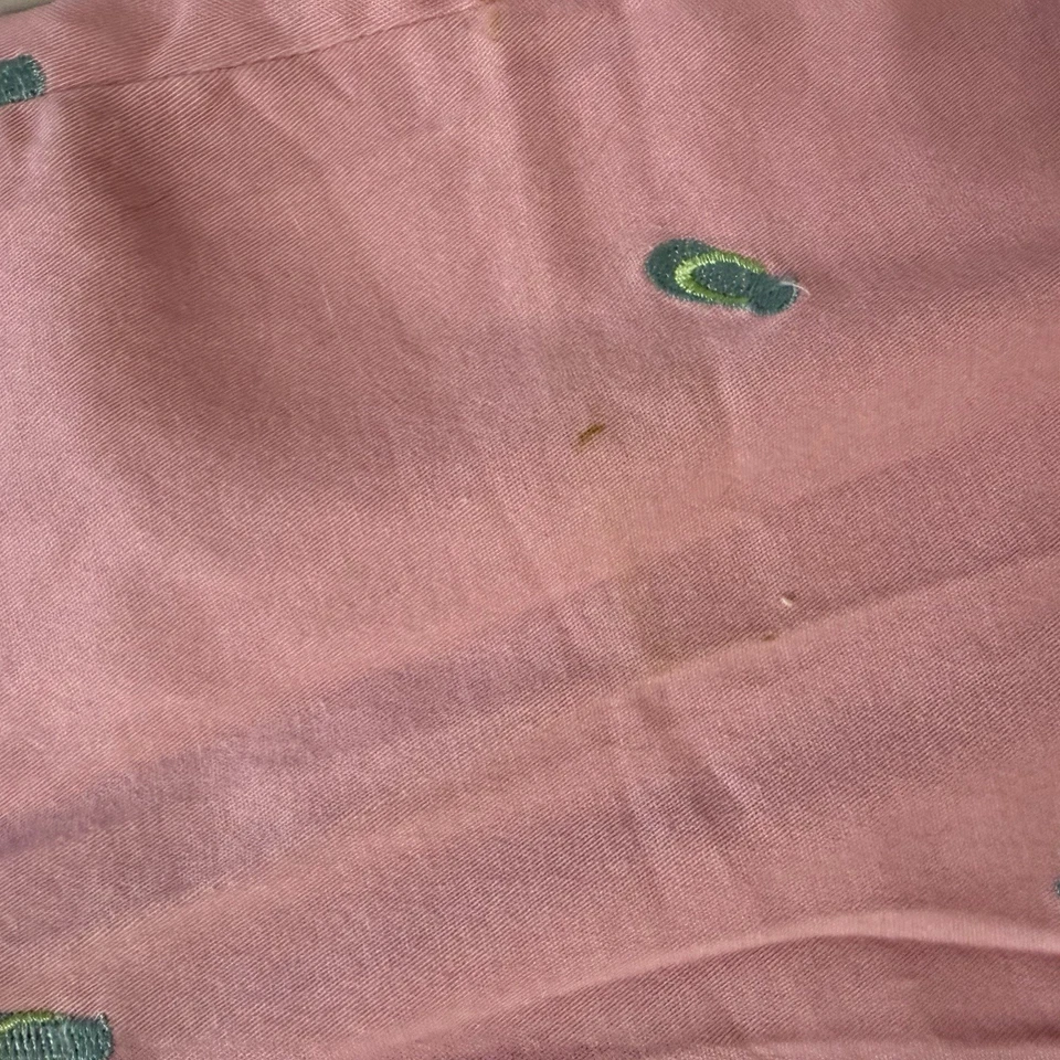 Pantalones Briggs New York Rosa Bordado Botón-Fly Foto 3 de 4