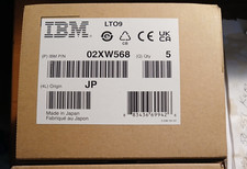 5 PACK of IBM 02XW568 LTO-9 TAPE CARTRIDGES 18TB/45TB LTO9
