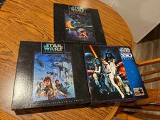 Vintage 3 Star Wars 550 Piece Puzzle NEW SEAL...