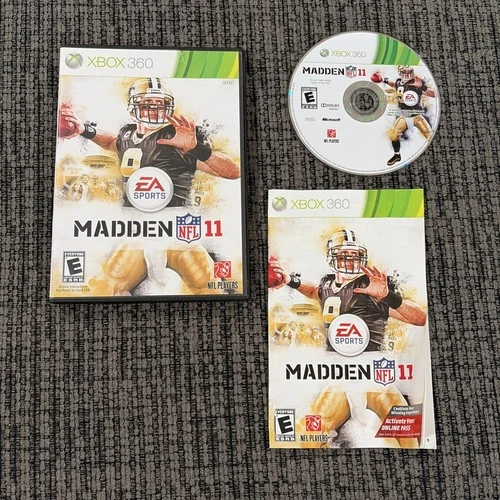 Madden NFL 11 - Microsoft Xbox 360 - Tested Works - Not Original Case
