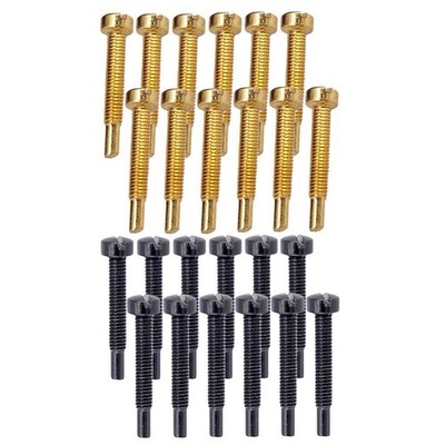 12 Stück E-Gitarre Humbucker Polepiece Befestigungsschrauben