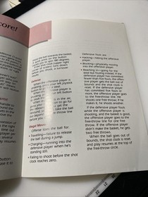 ATARI 7800 GAME MANUAL One On One Dr J Larry Bird Basketball- Instructions Only