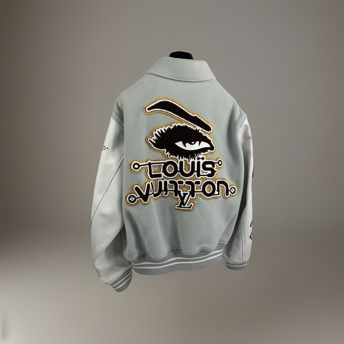 LOUIS VUITTON X KIDSUPER STUDIOS - VARSITY JACKET SIZE: XL LOUIS VUITTON X KIDSUPER STUDIOS - VARSITY JACKET SIZE: XL