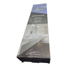 Gatco Lattitude2 Glass Shelf Heavy Duty 4296 Satin Nickel New