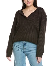 Ser.O.Ya Shy Oversized Sweater Women's Brown S/M