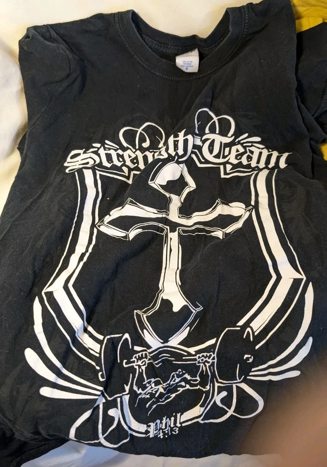 Lote de 6 camisetas cristianas ~ algodón ~ adoración ~ fe ~ adulto pequeño ~ en muy buen estado Foto 4 de 4