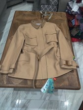 OFF-WHITE Leather Jacket IT44 US8 UK12 L new ...
