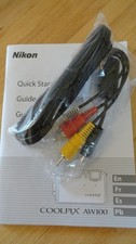 Genuine Nikon CoolPix AW100 EG-CP16 A/V Audio Video Cable New