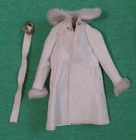 Vintage Barbie Clothes - MOD Era Barbie 1491 Red, White n' Warm White Coat