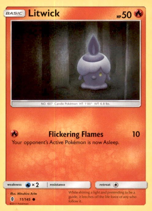 Litwick Common SM - Guardians Rising 11/145 NM