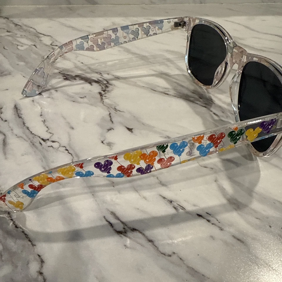 Disney Parks Mickey Mouse Ear Balloons Icons Multicolor Adult Sunglasses - Image 3 of 4