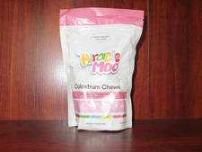 Miracle Moo Colostrum Chews Supplement for Gut Health, Bloating, Immune Support