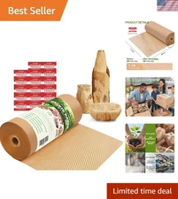 Honeycomb Packing Paper, 12" x 400' Honeycomb Cushioning Wrap Roll for Moving...