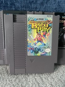 Nes Games Lot Kung Fu, Robocop, Adventures of Bayou Billy - Tested and Working!