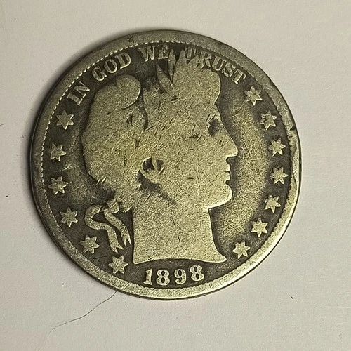 1898 O BARBER HALF DOLLAR